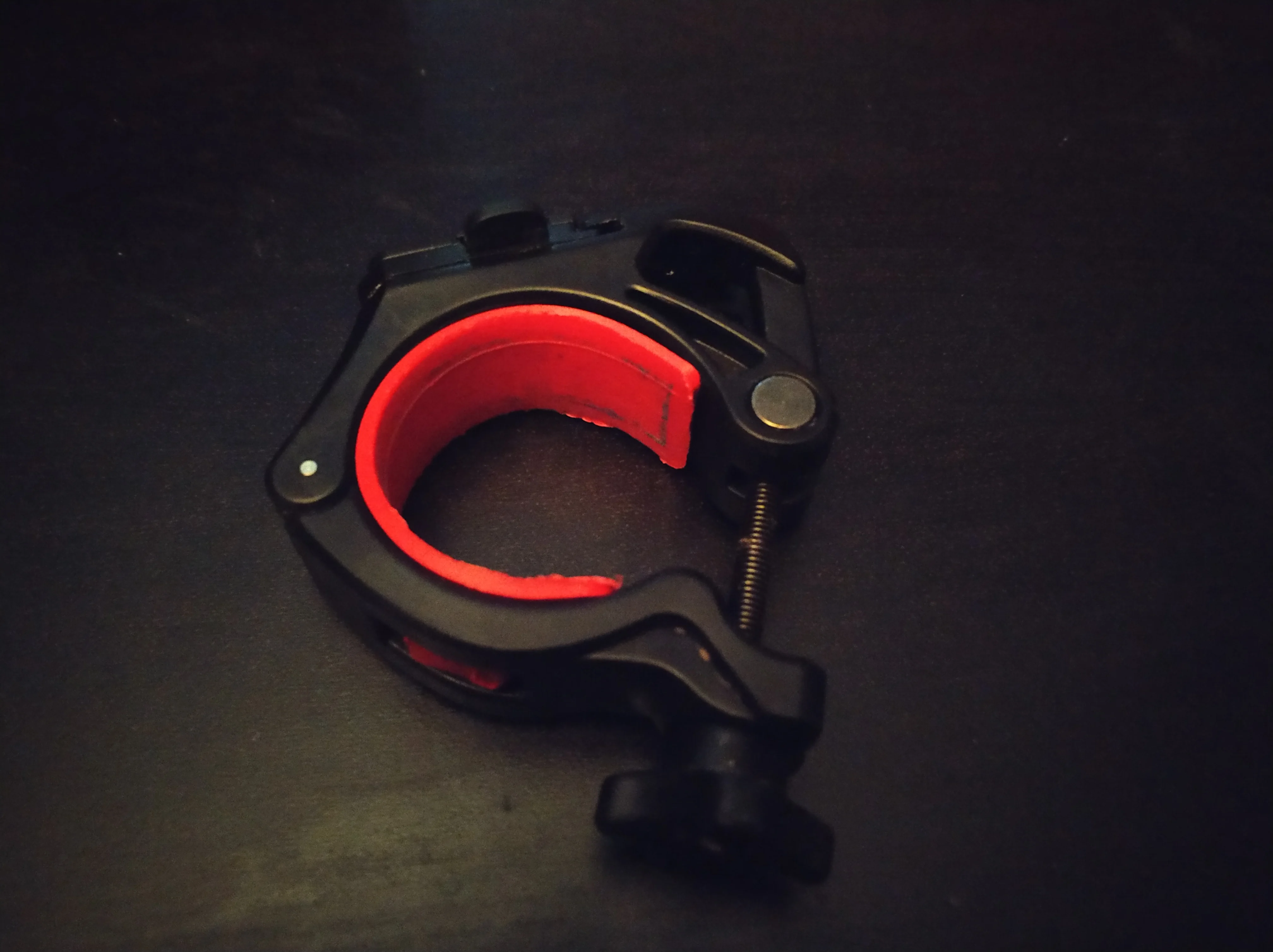 Moon bike light bracket inlay