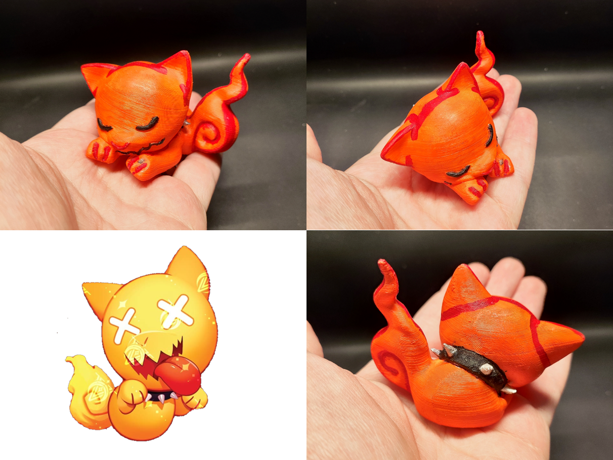 Sinder Pyro pups desk buddy