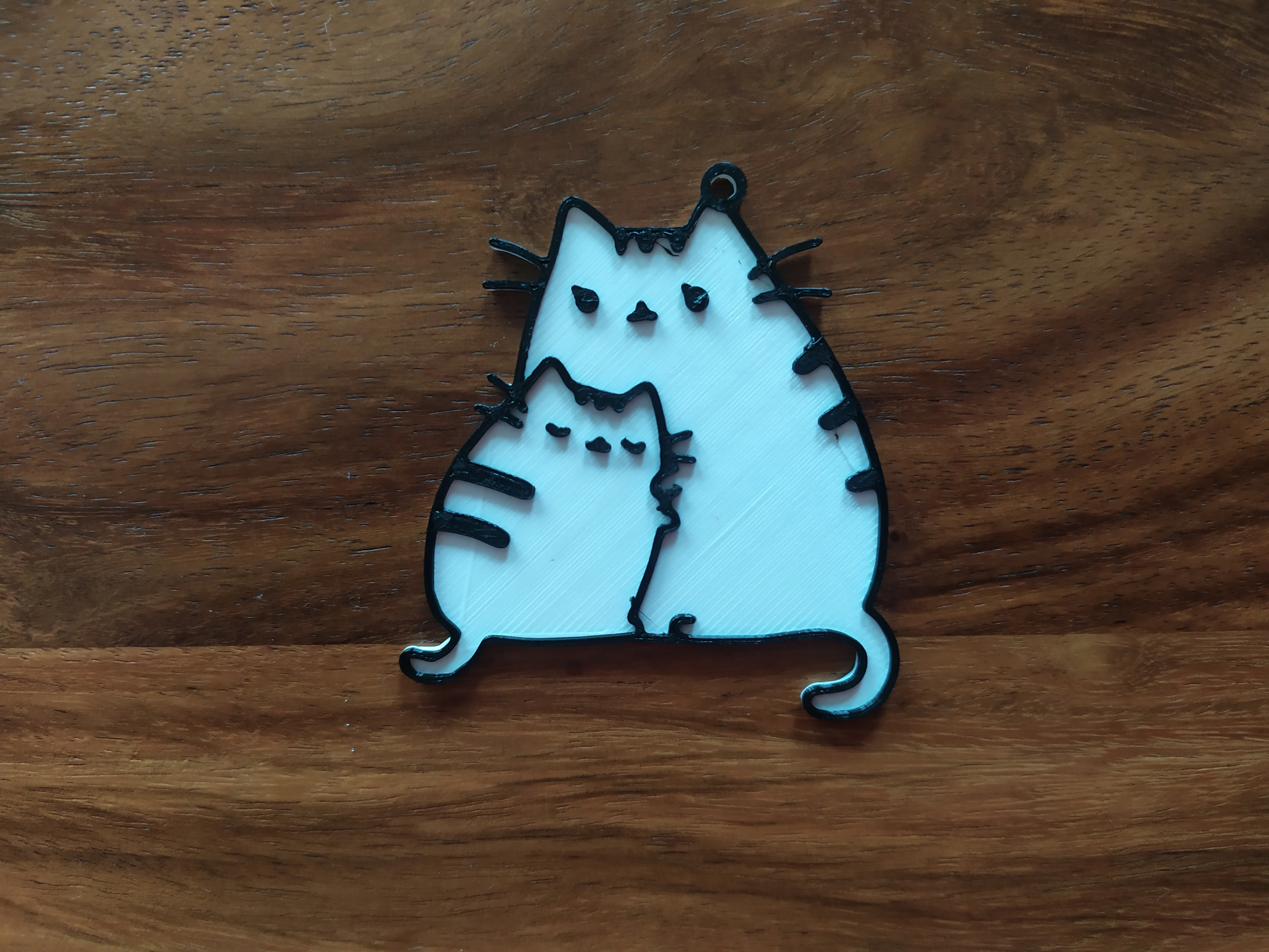 Pusheen (mommy) Keychain