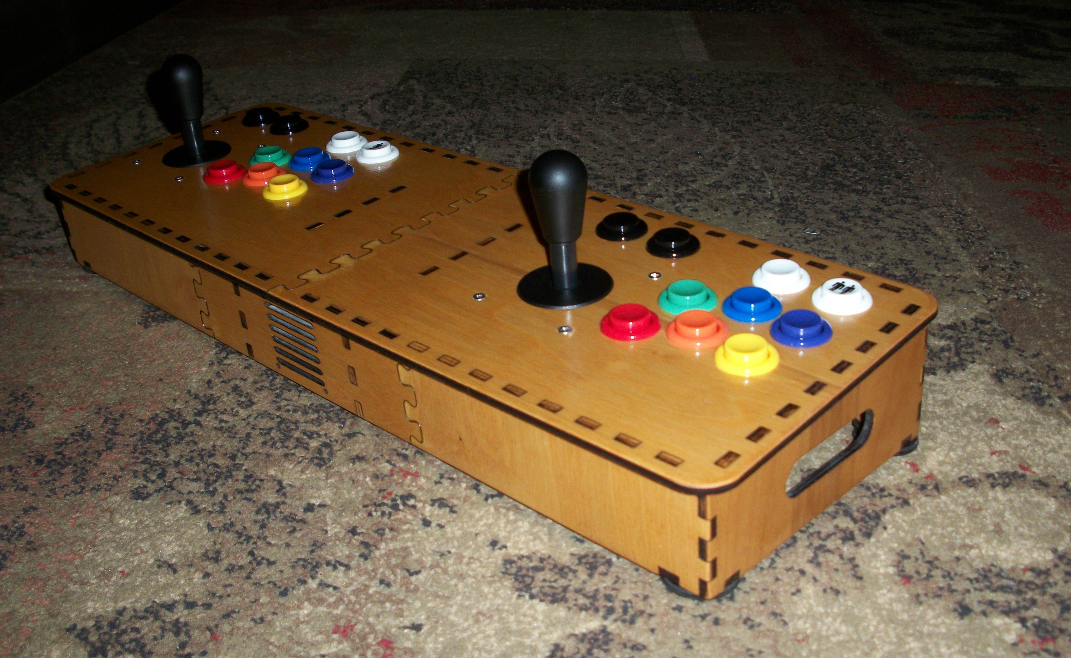 Laser Cut Mame Arcade Console - Raspberry Pi