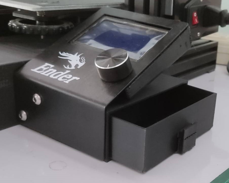 Ender3 drawer under the screen
