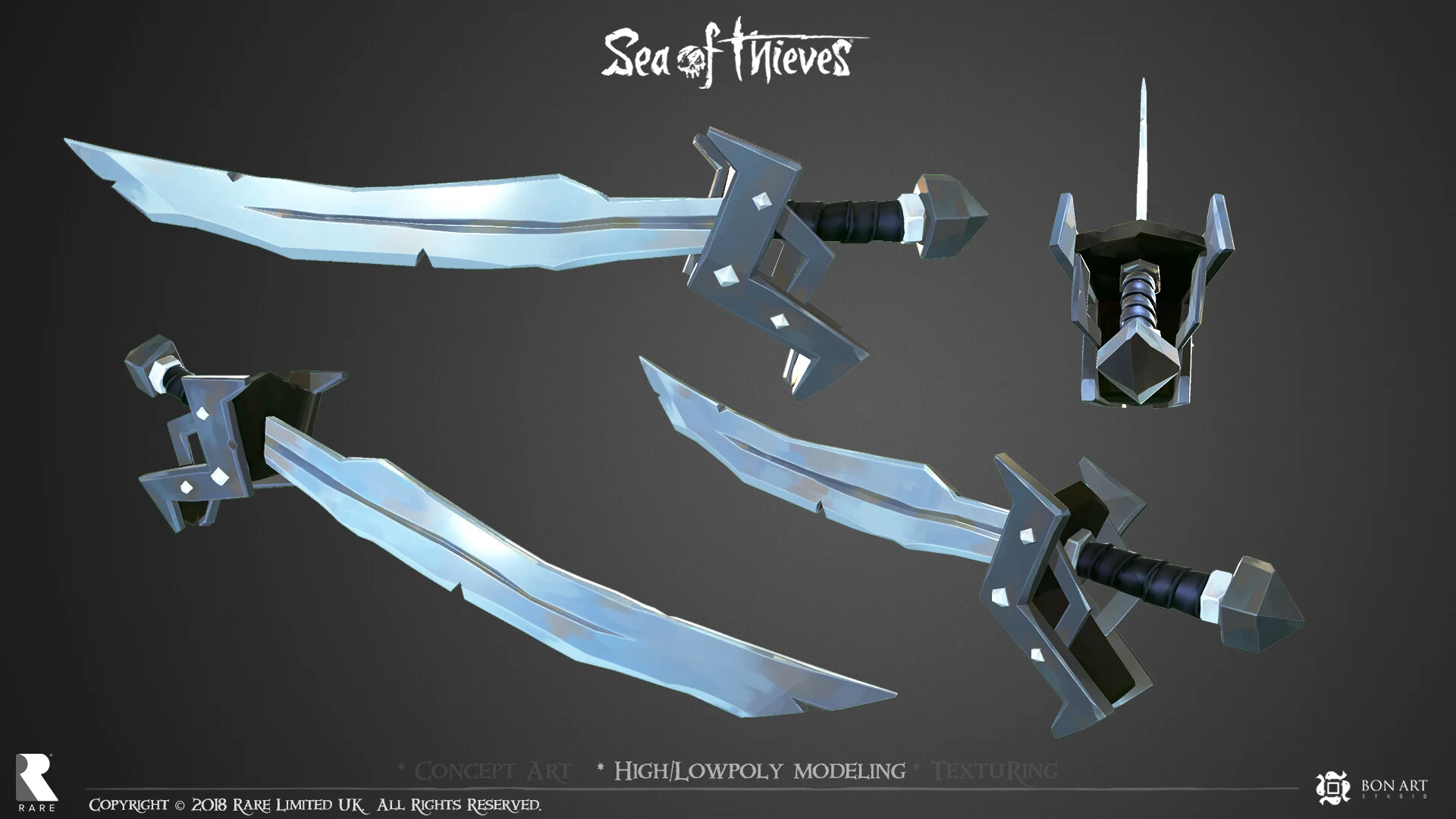 Sea of Thieves Hunter's cutlass