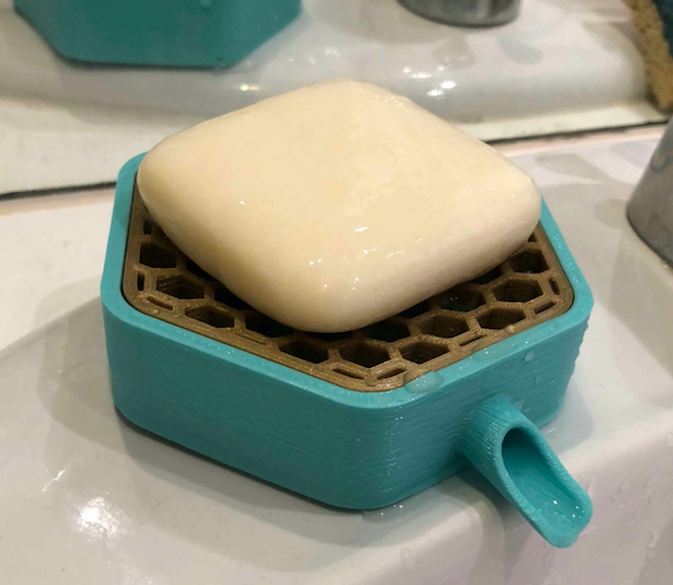 Soap holder drainer