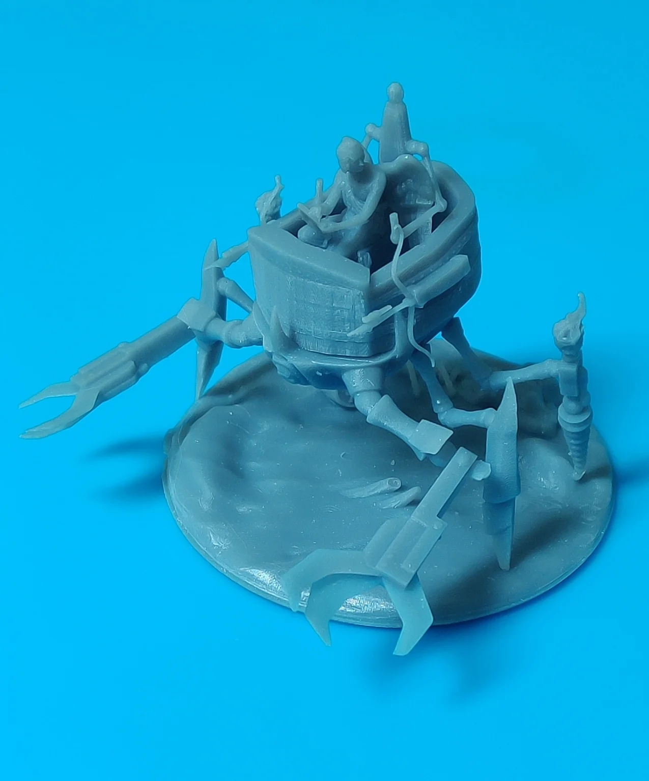 Google Deva Angel Advocate in a Spider Mech miniature