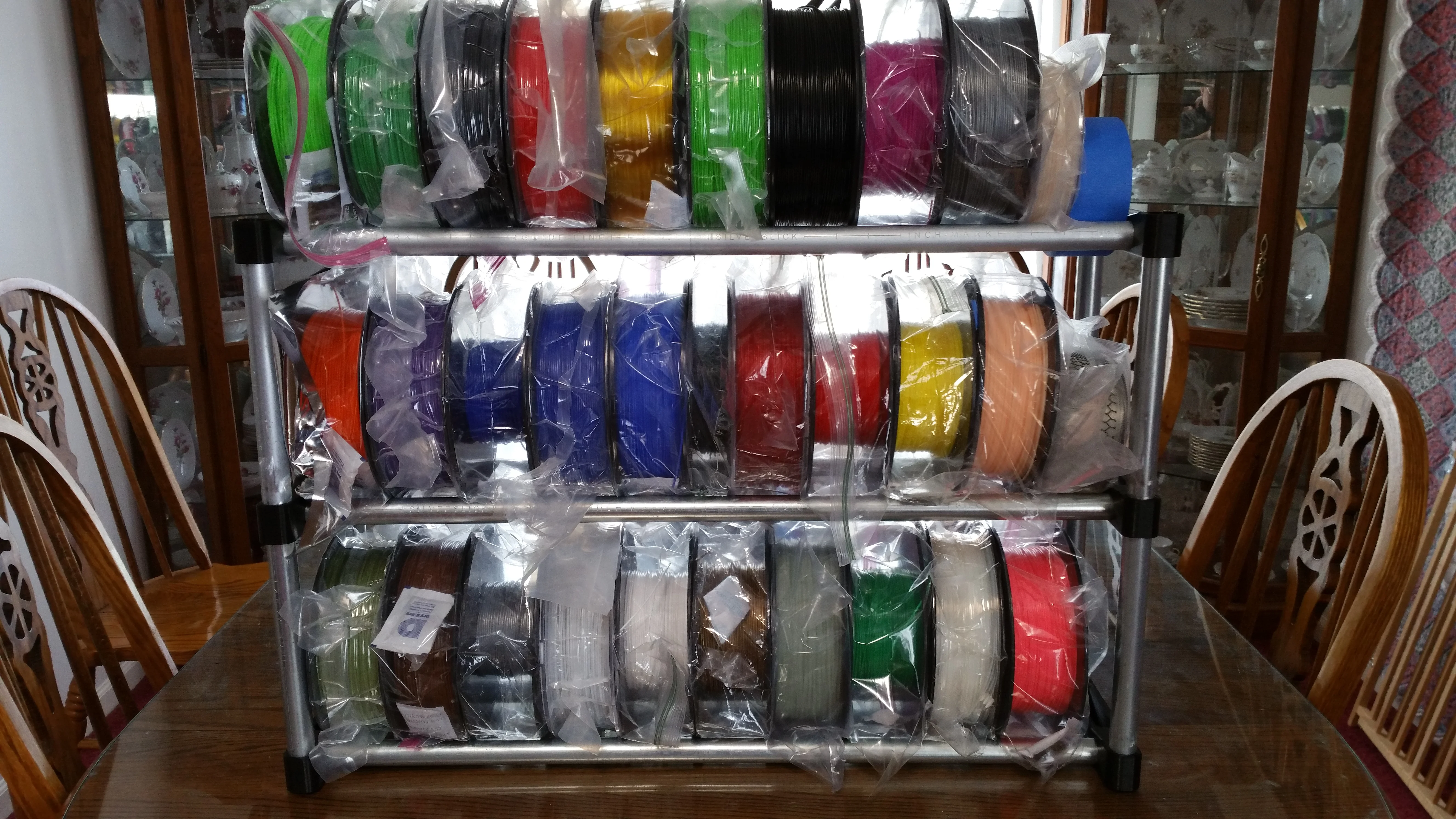 Stackable Freestanding Filament Rack