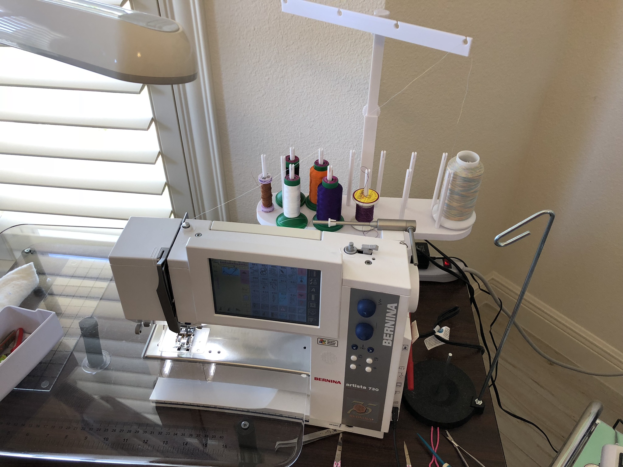 Bernina 730 Thread Holder