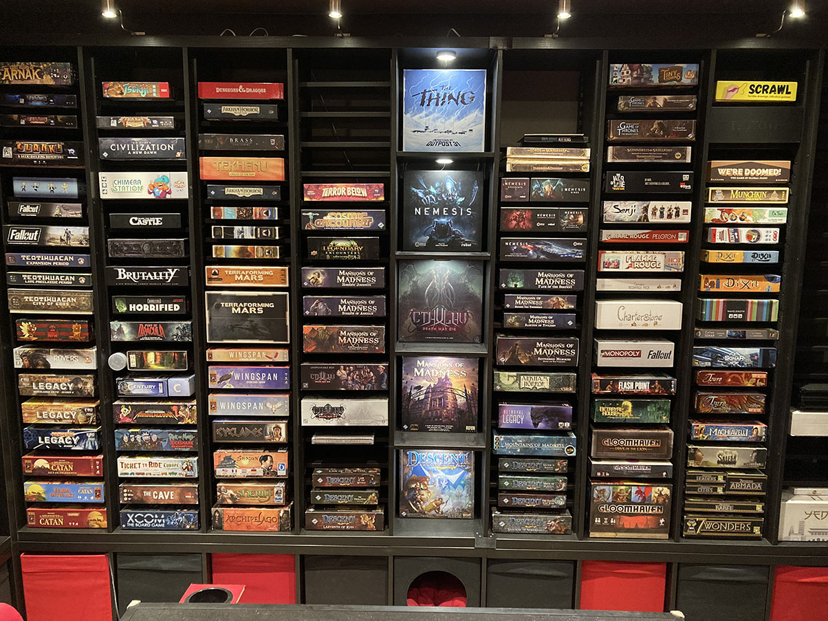 Kallax boardgame shelving system