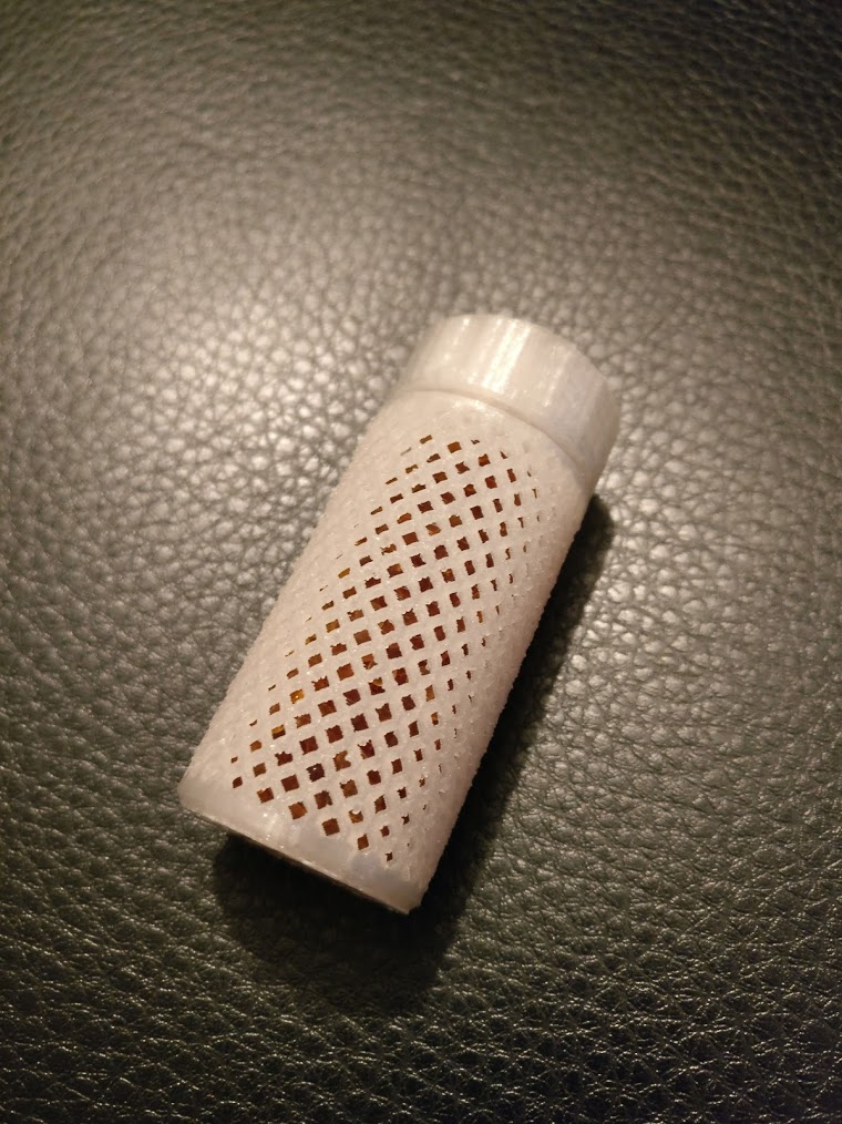 Silica gel container with bigger and more holes