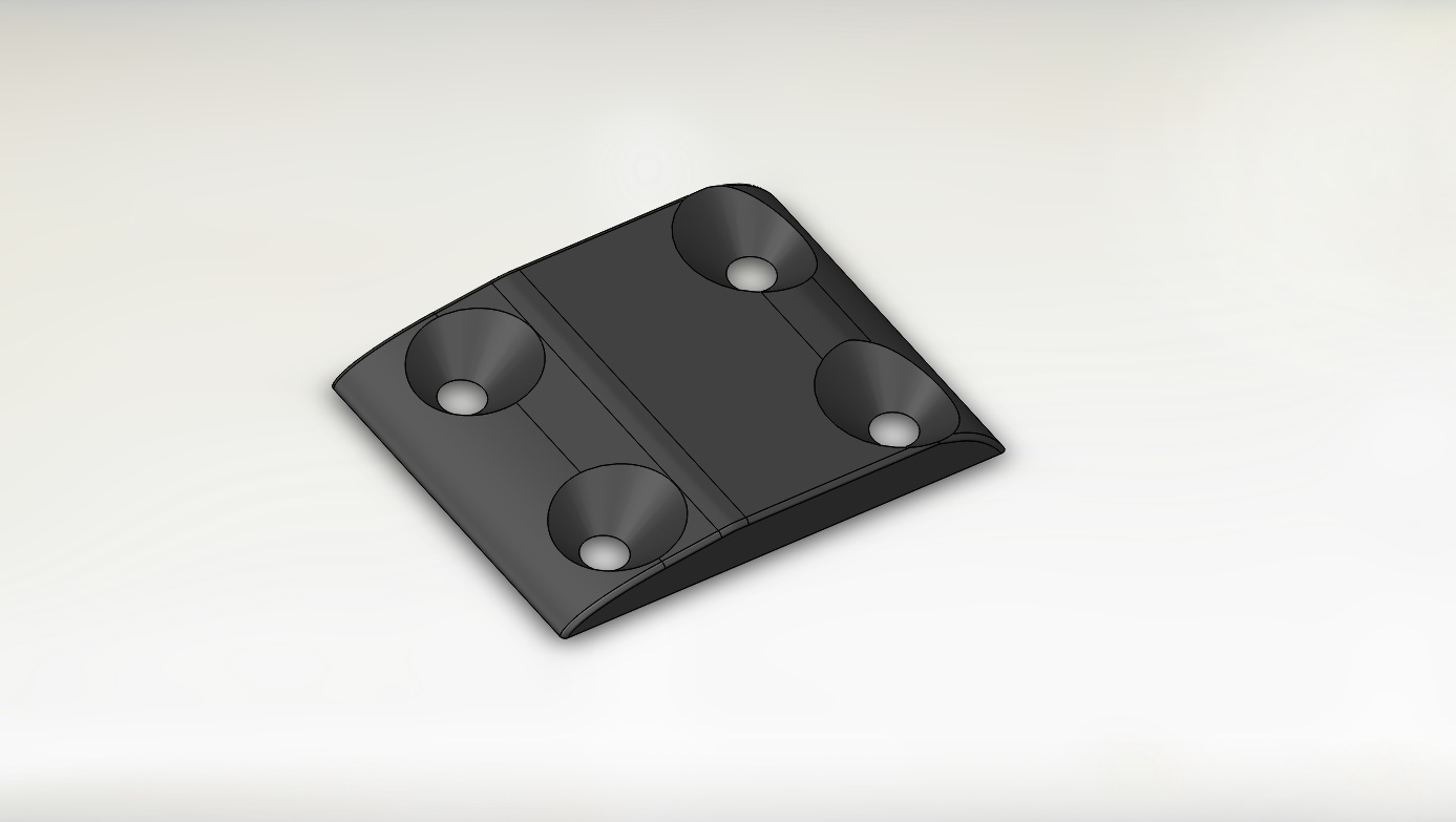 ARRMA Kraton/Talion/Typhon/Senton/Outcast - Center skidplate