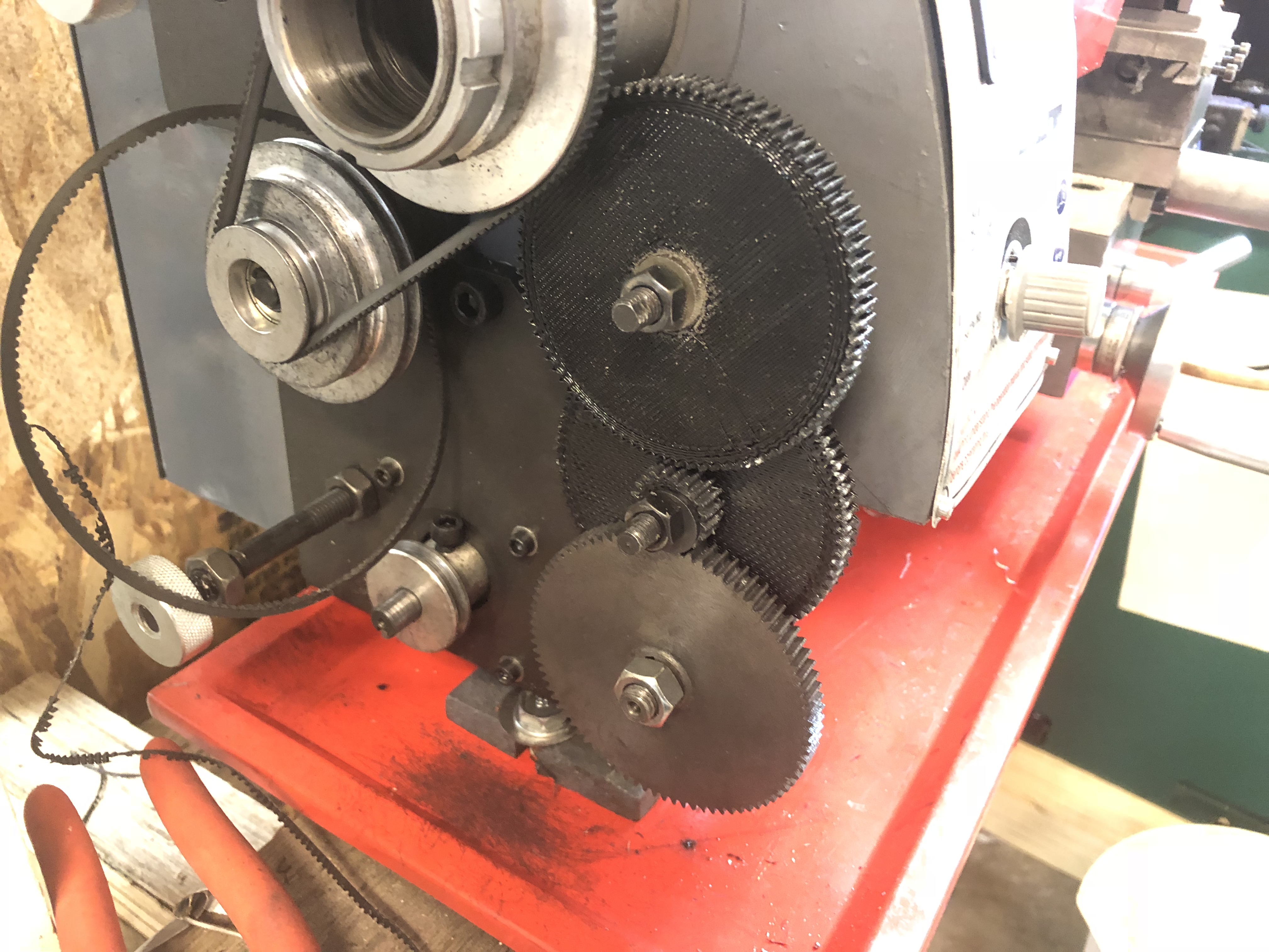 WM180 WM210 MX210 lathe feed gear pairs 8x16 210x400
