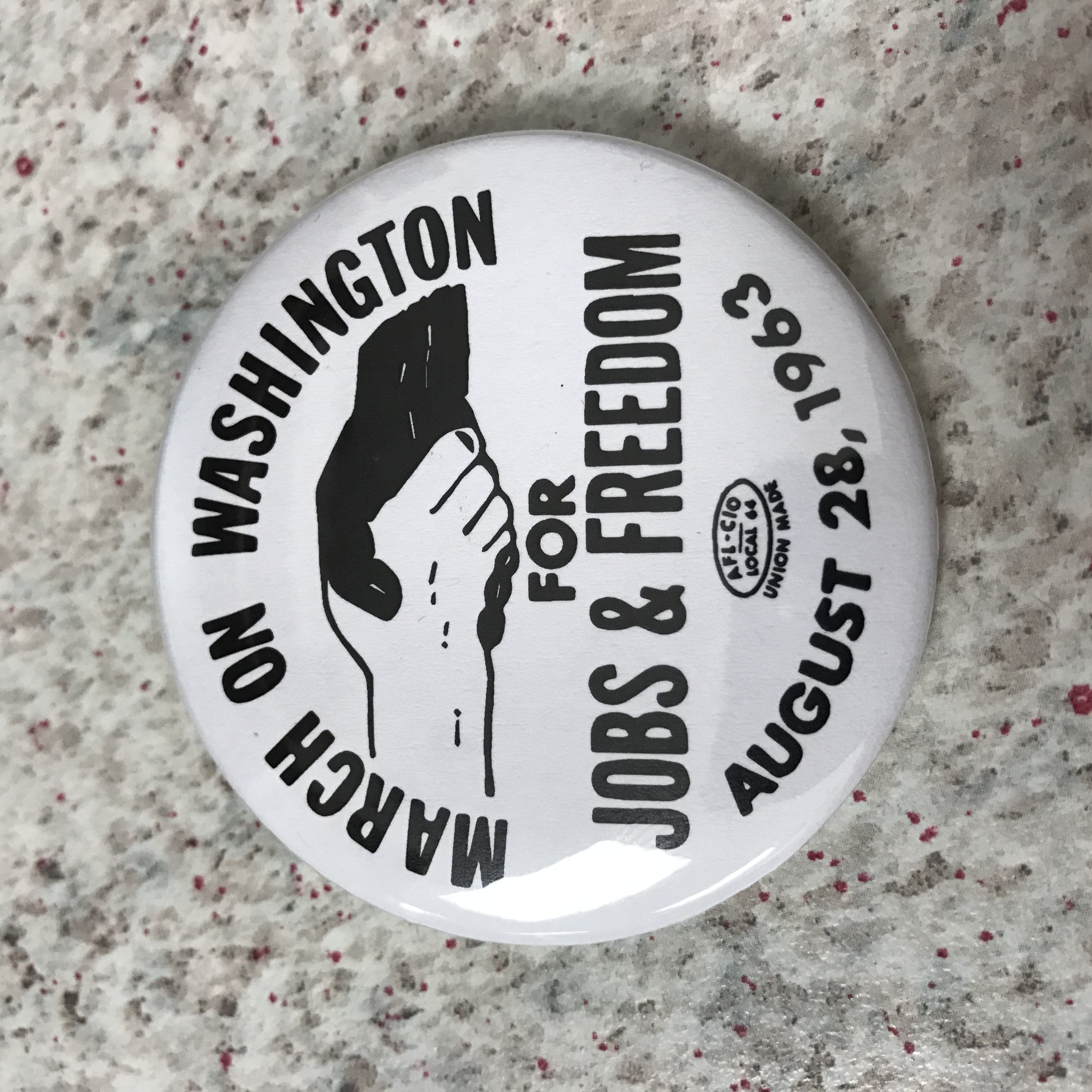 MLK March on Washington Button & Lesson Plan