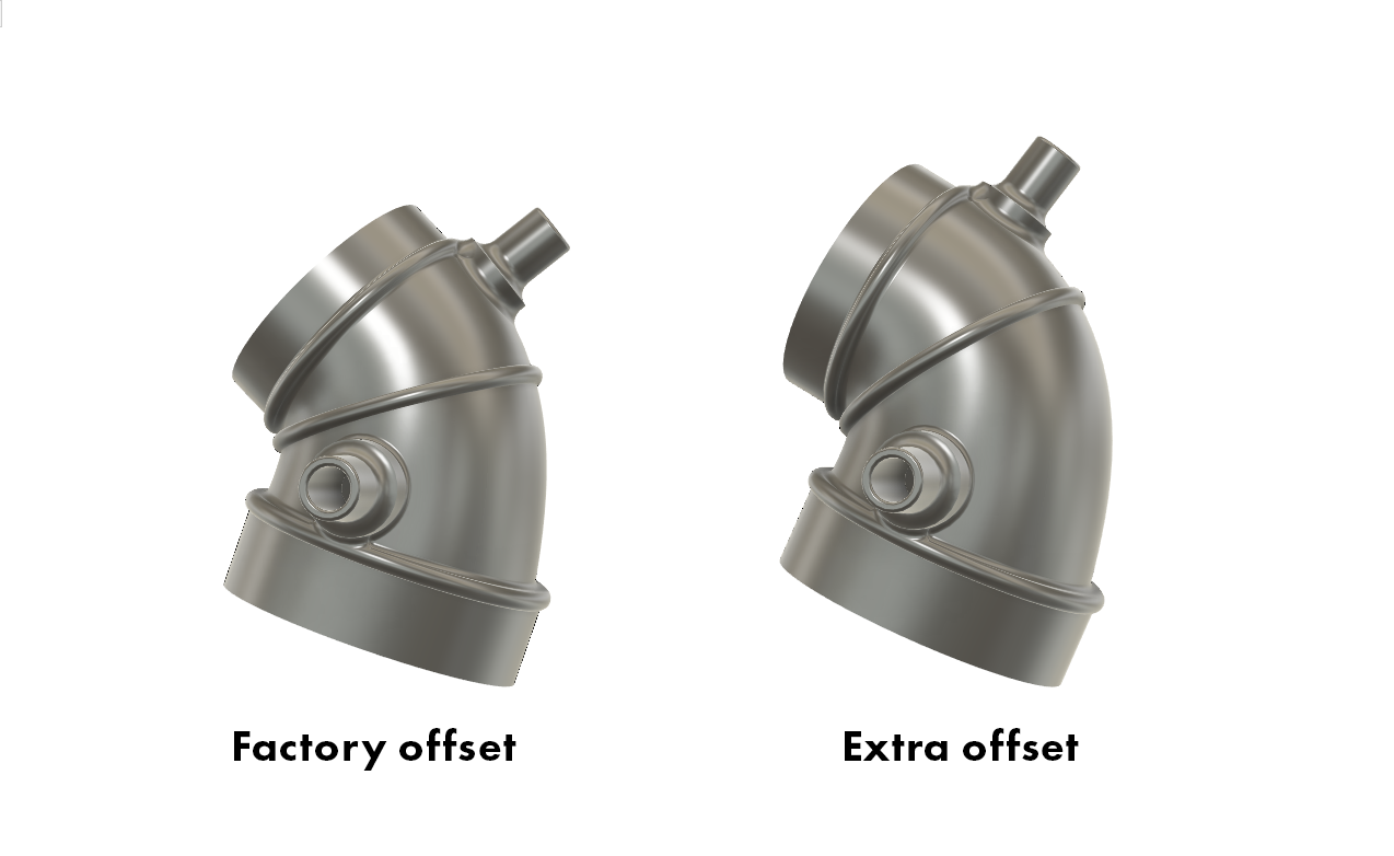 Volvo B230F Heavy Duty Intake Elbow (N/A Red Block), 200, 700, 900 Series