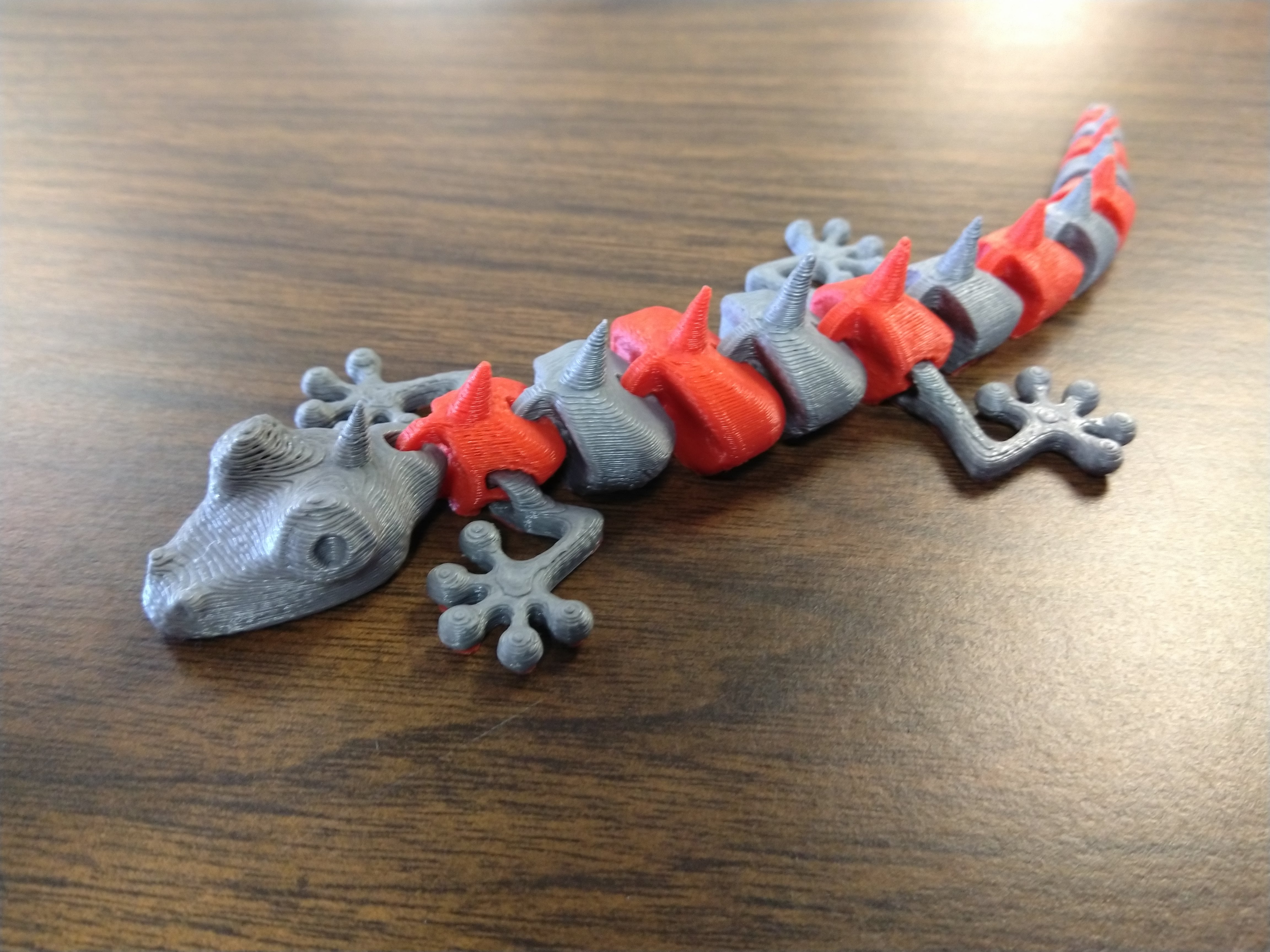 Spiked Lizard (High Resolution/ Dual-Extrusion Remixes)