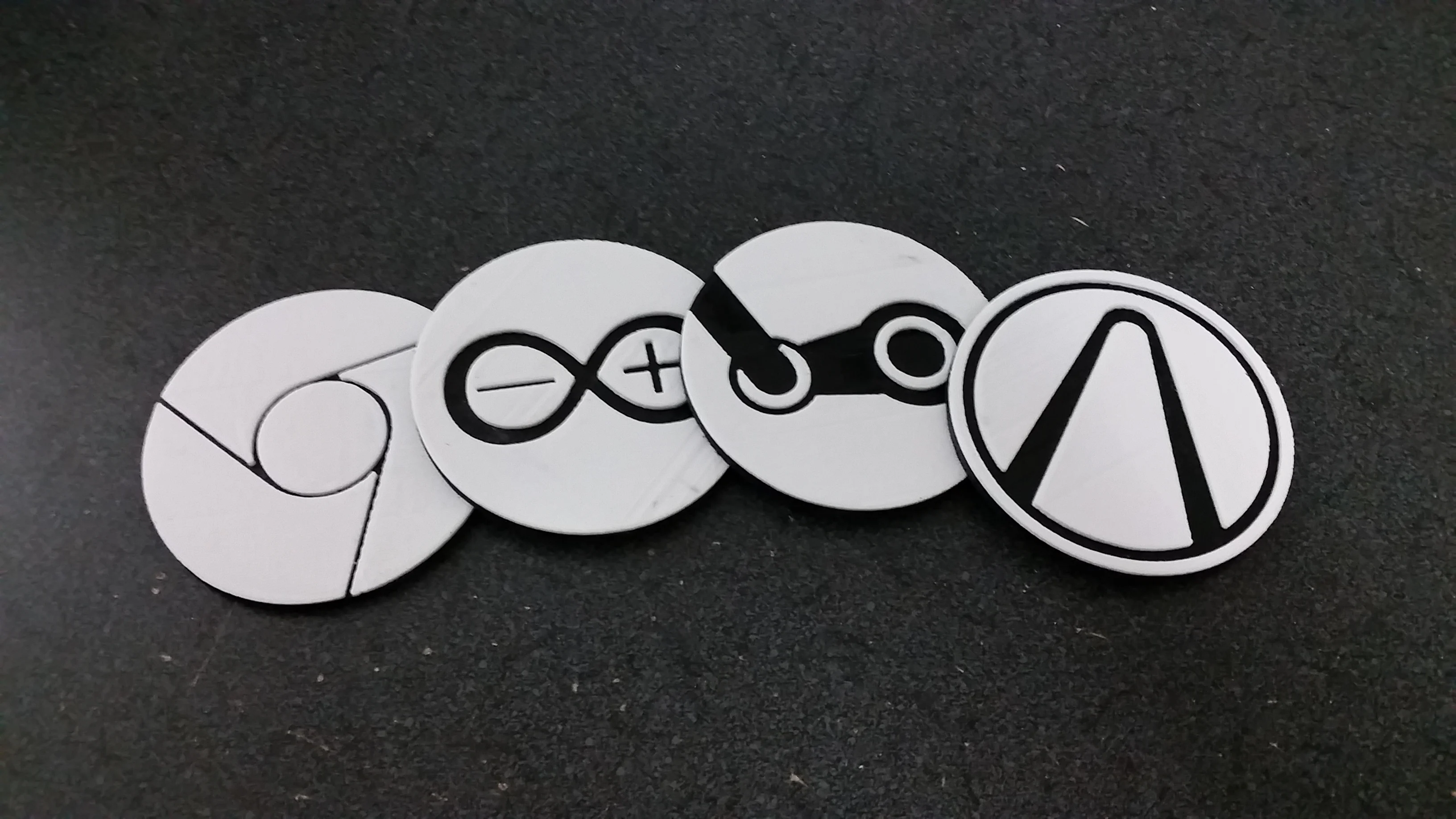 Coasters of Desktop Icons