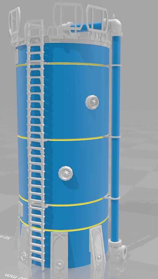 DIY - Industrial Tank (large) - Kraft container - WH40k
