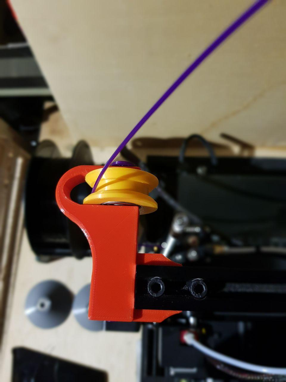 Ender 3 Filament Roller Guide; Filament Guide Snap; guia para  filamento, guida per filamento 3d