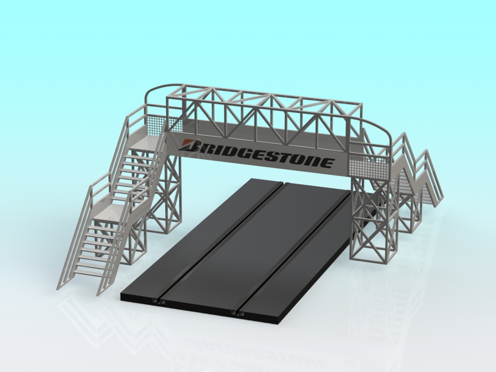 1:32 Slot car Footbridge