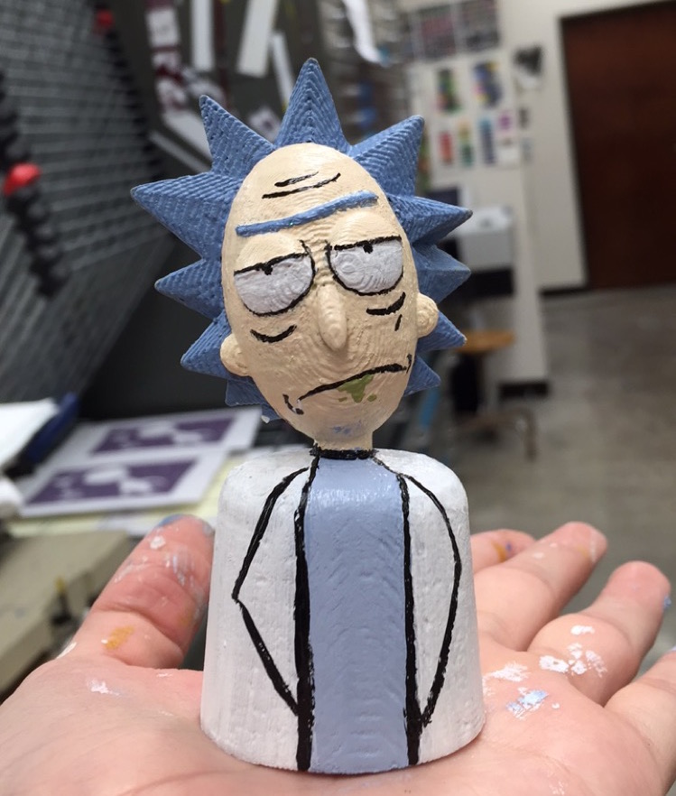 Rick Sanchez Statue