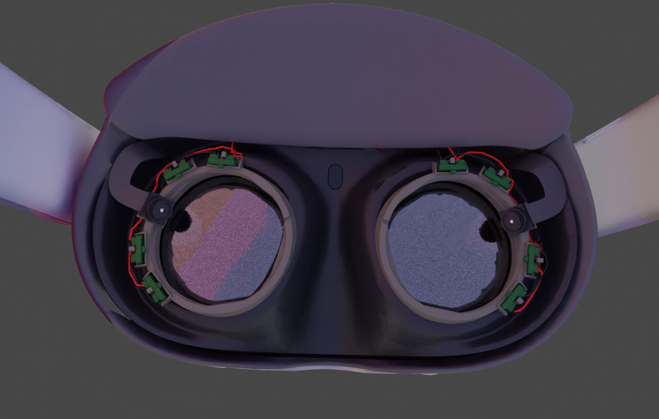 Quest 3 eyetrackvr Mount for v4 hardware