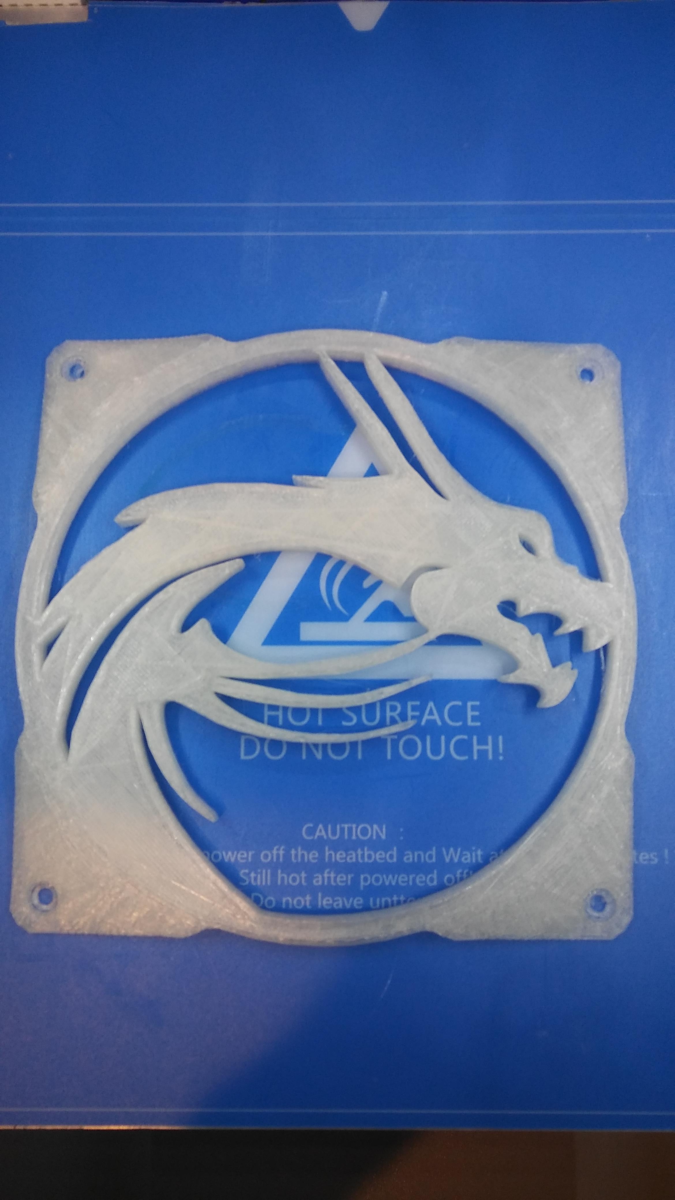 140 MSI dragon fan grill