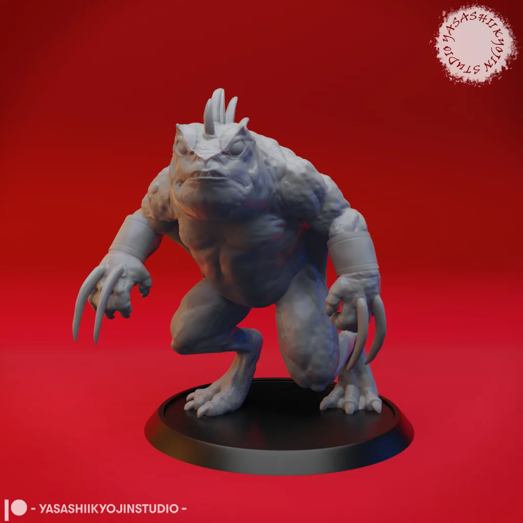Slaad (Gray) - Tabletop Miniature