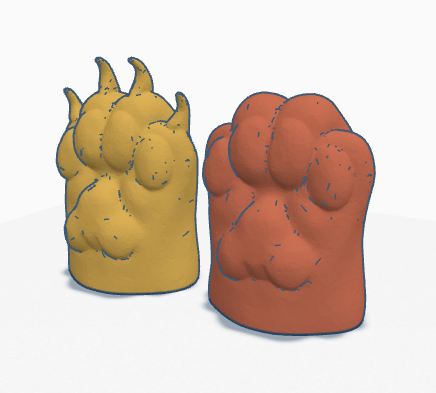 Cat paws