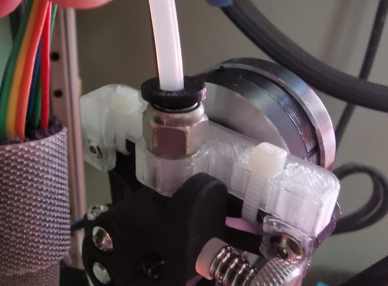 Sherpa Mini input PTFE tube hold