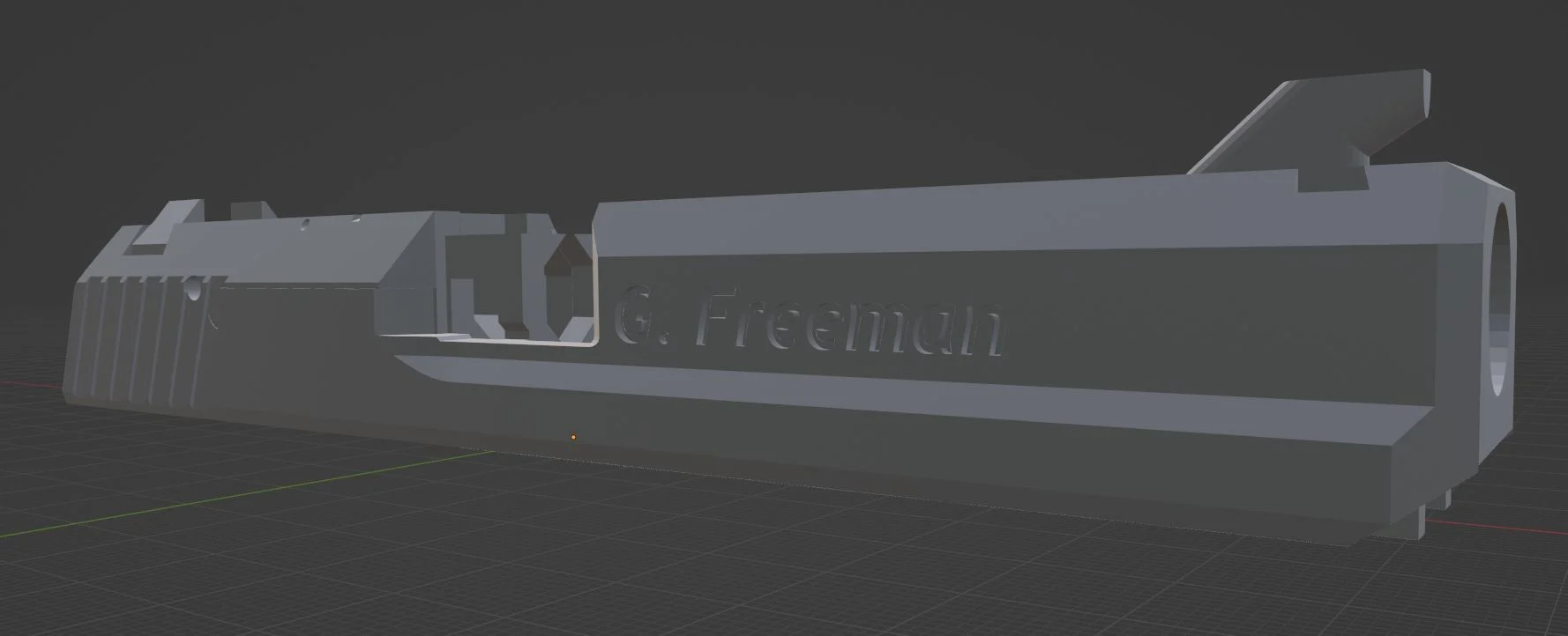 USP Rubber Band Gun Gordon Freeman slide version