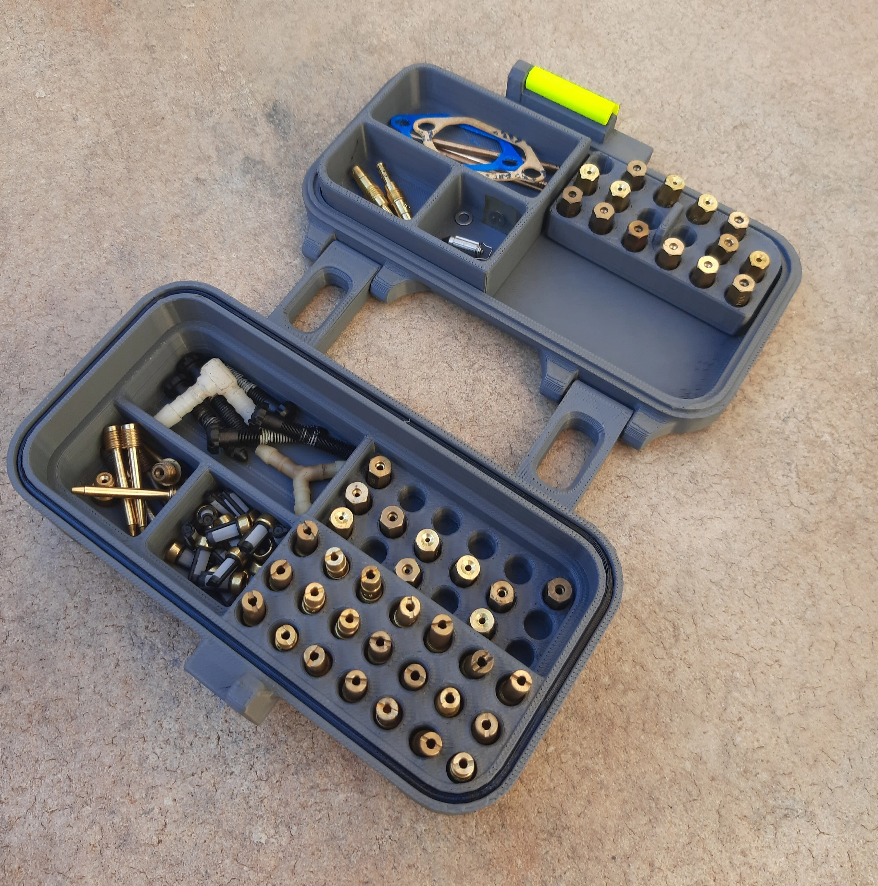 Carburetor parts organizer