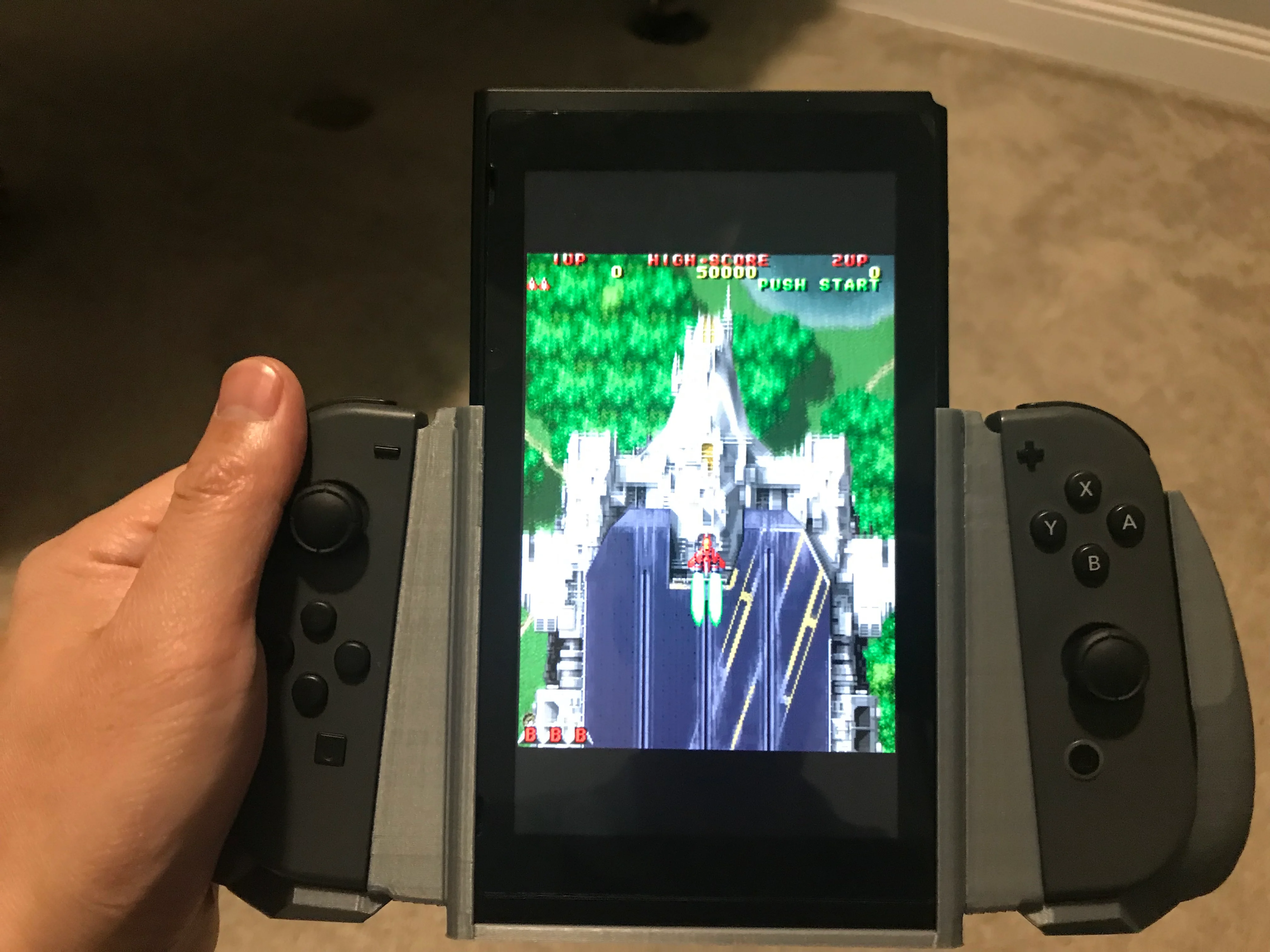 Switch Portrait / Vertical / Flip Grip with locking mechanism
