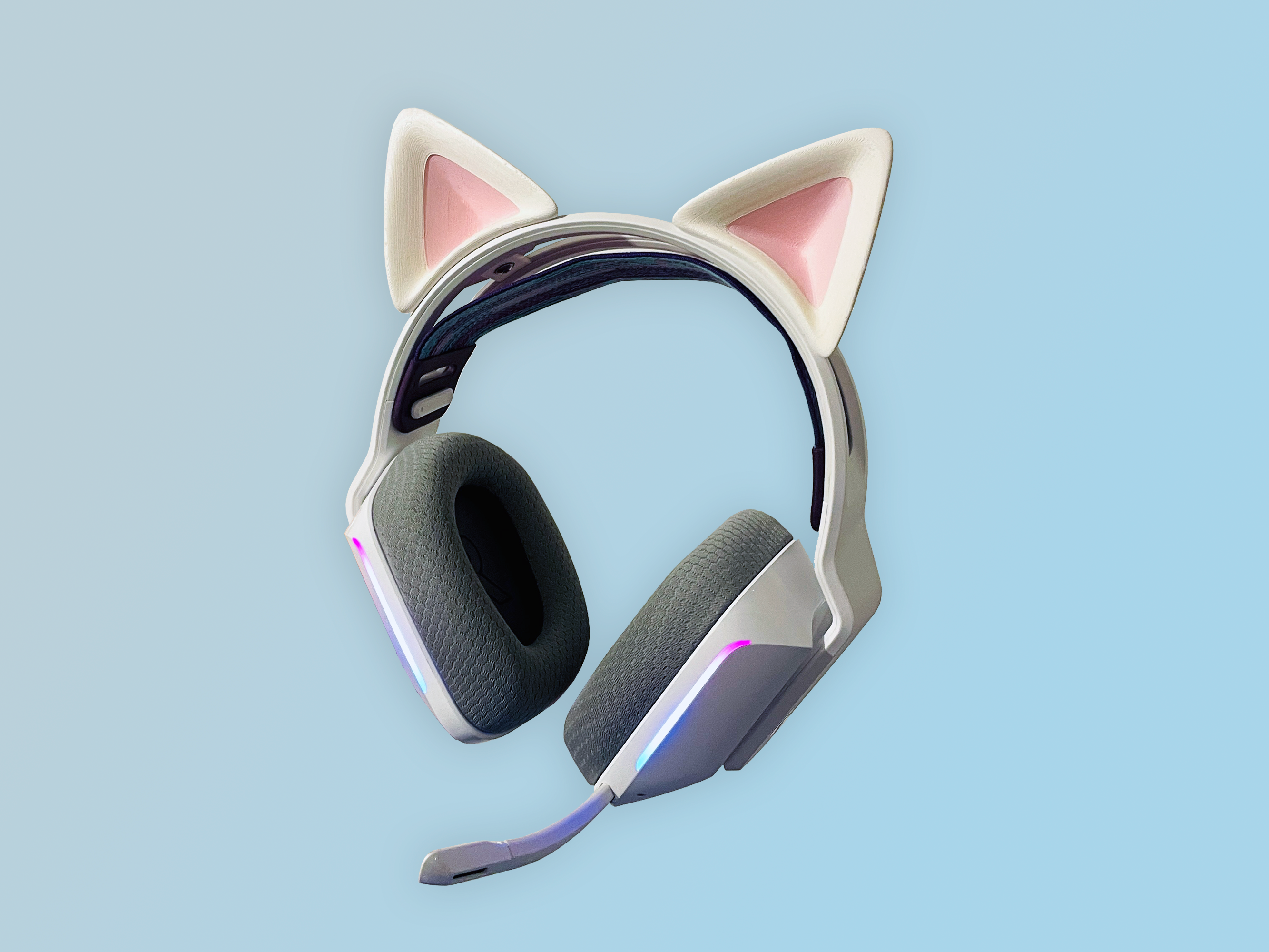 Cat Ears for Logitech G733 and G535