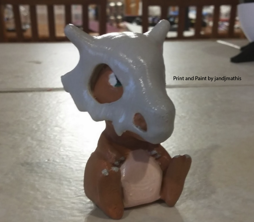 Cute Cubone Trex Pokemon