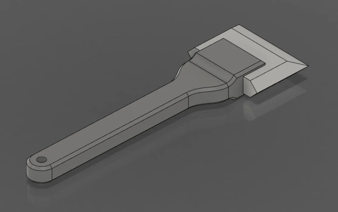 Mold for silicone spatula