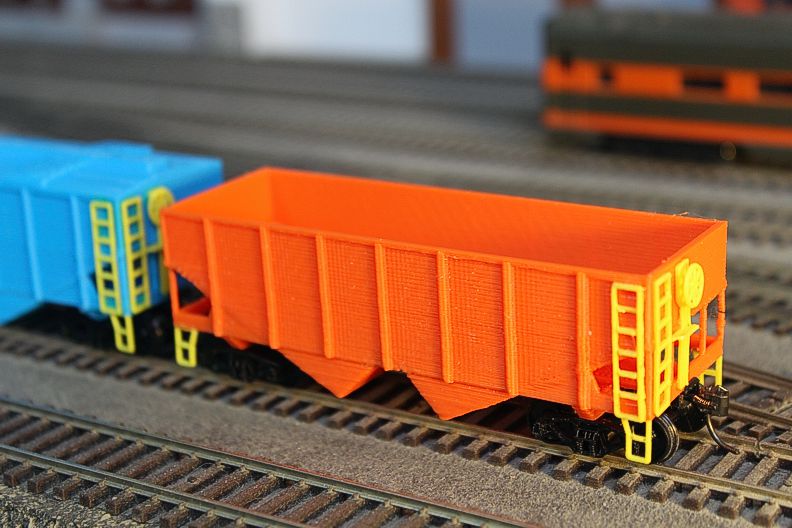 55 Ton HO Scale Hopper Car Mods
