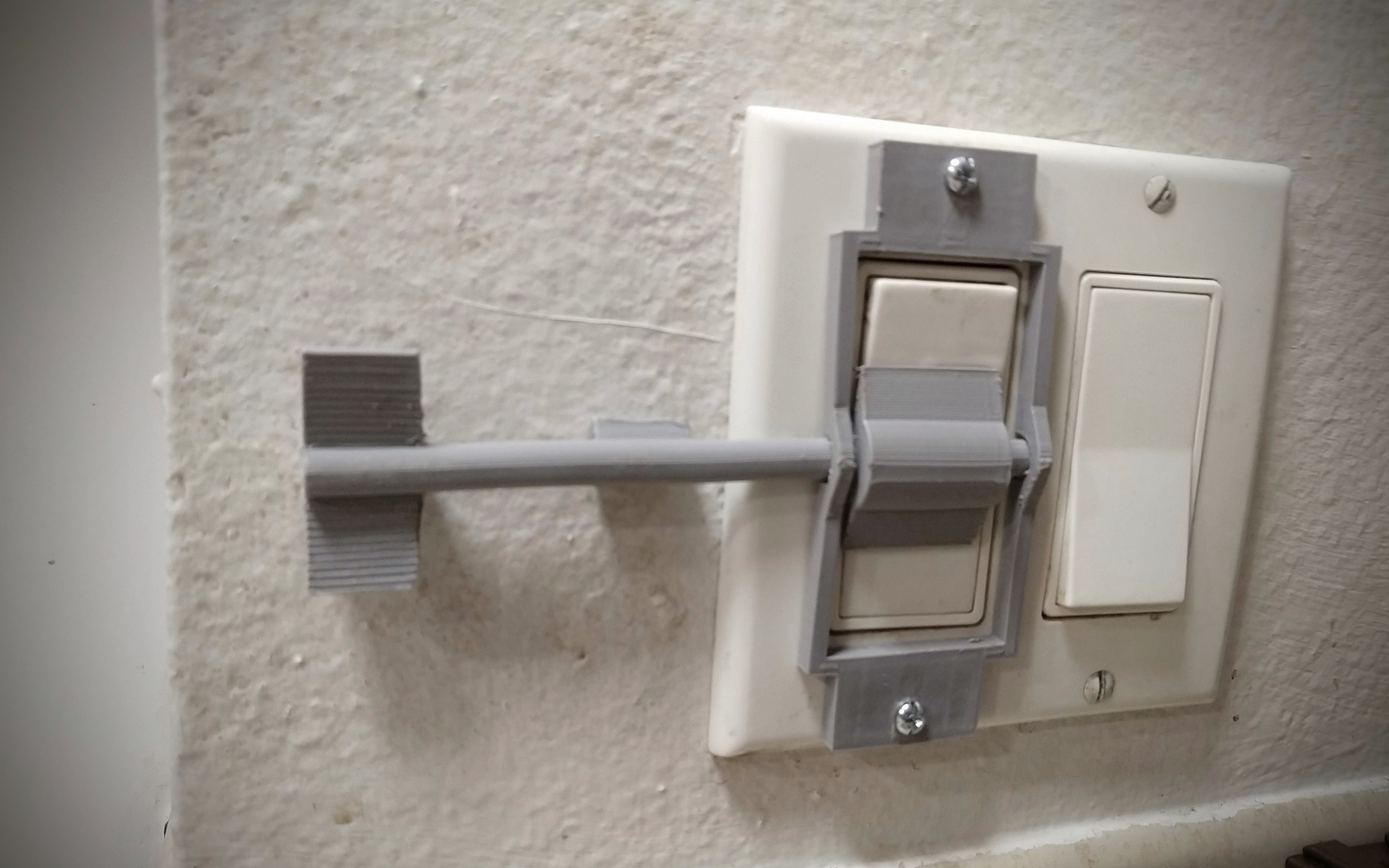 Decora wall switch extender (universal L or R extension)