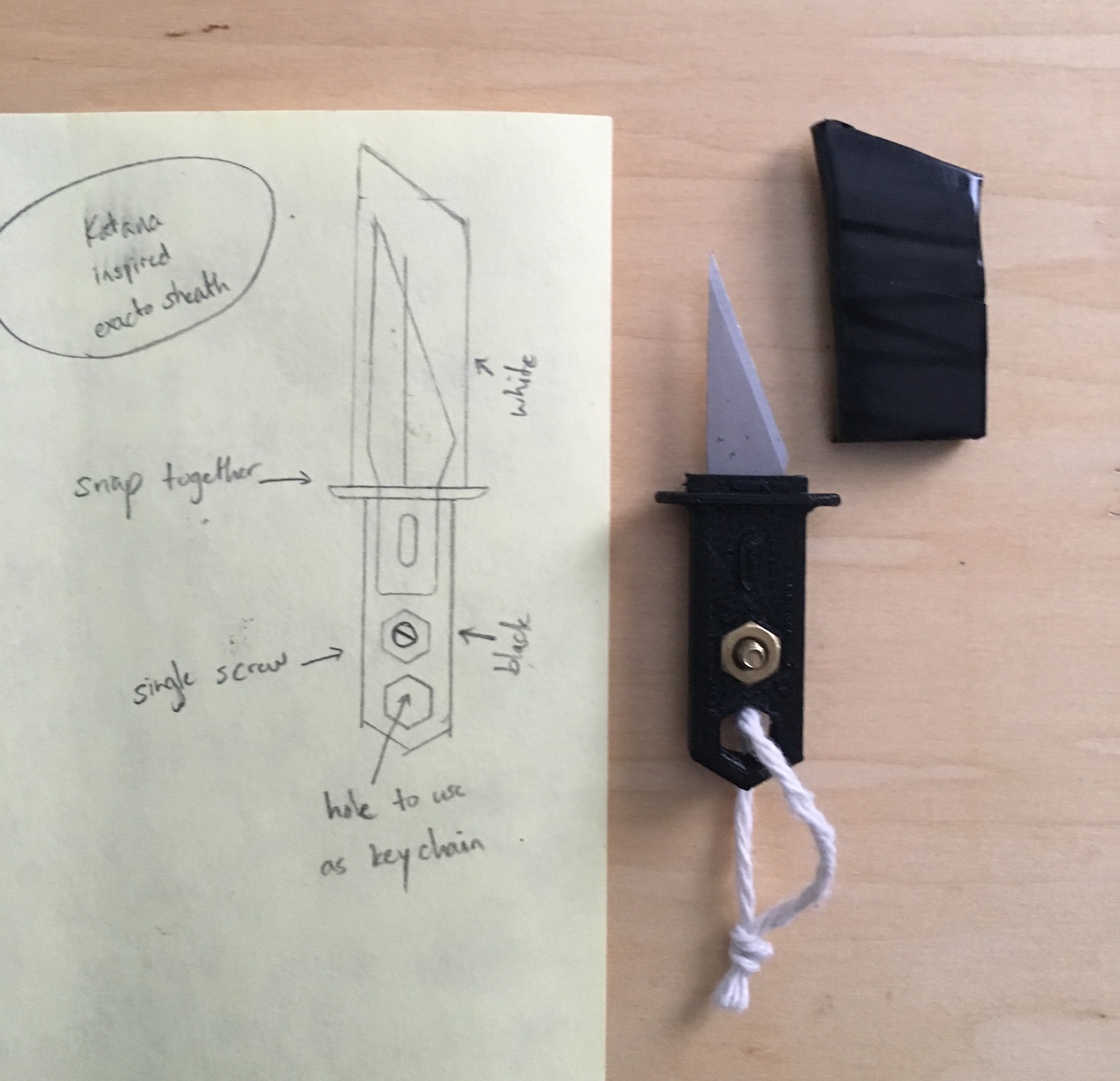 katana Xacto blade holder