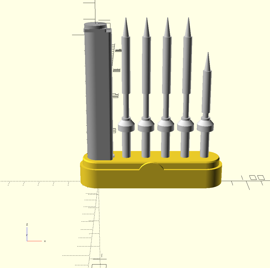 Customisable Case for Pinecil & Tips