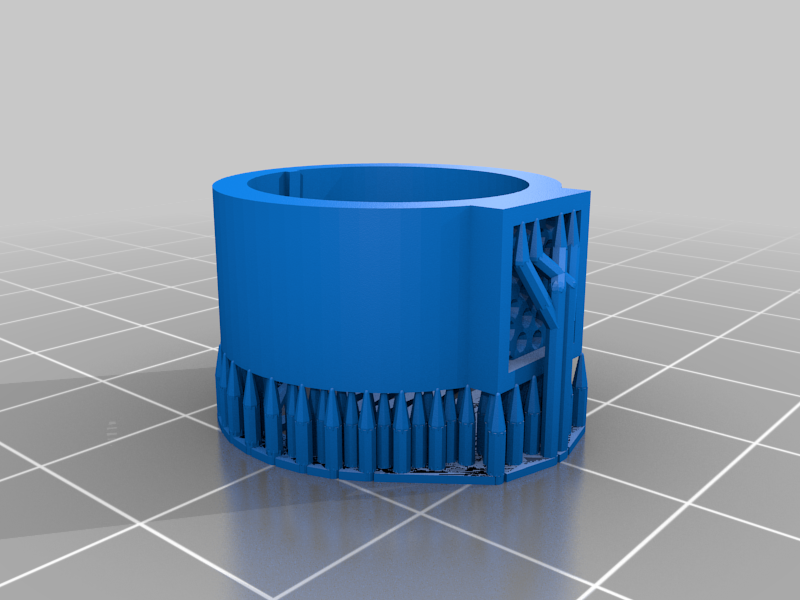 Color sample ring for army painter bottles