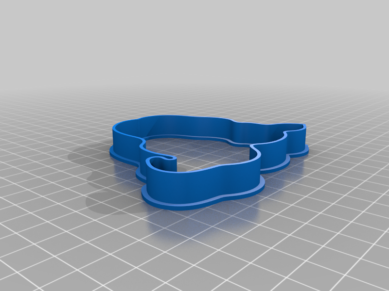 cortante de galletitas  - gato sirena ( cookie cutter - mermaid cat)
