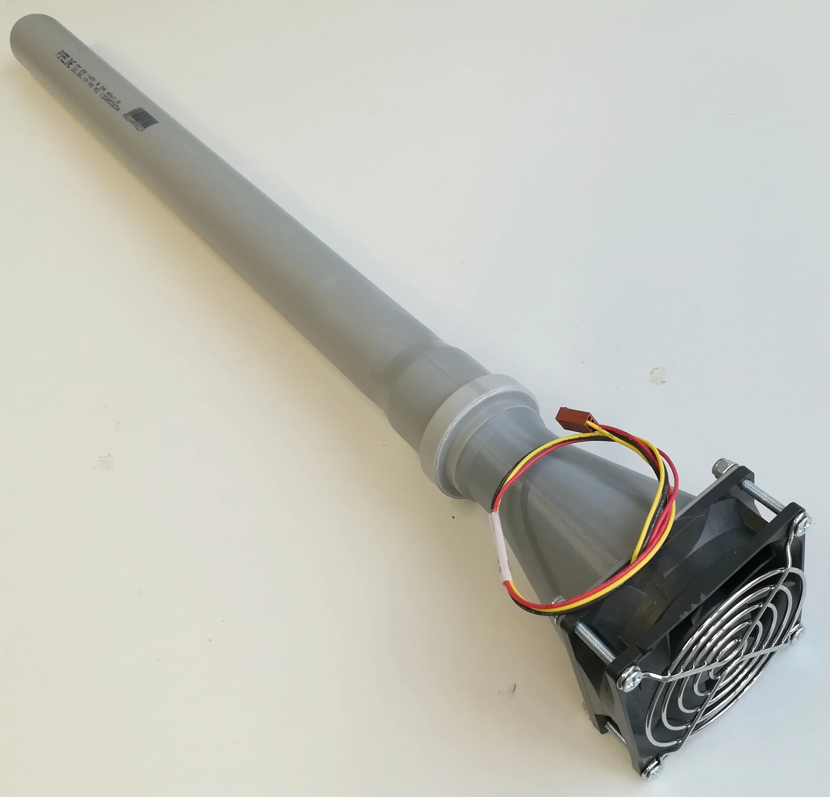 Computer fan blower duct