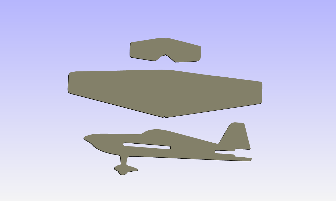 Practice Stick Plane (RC Aerobatics)