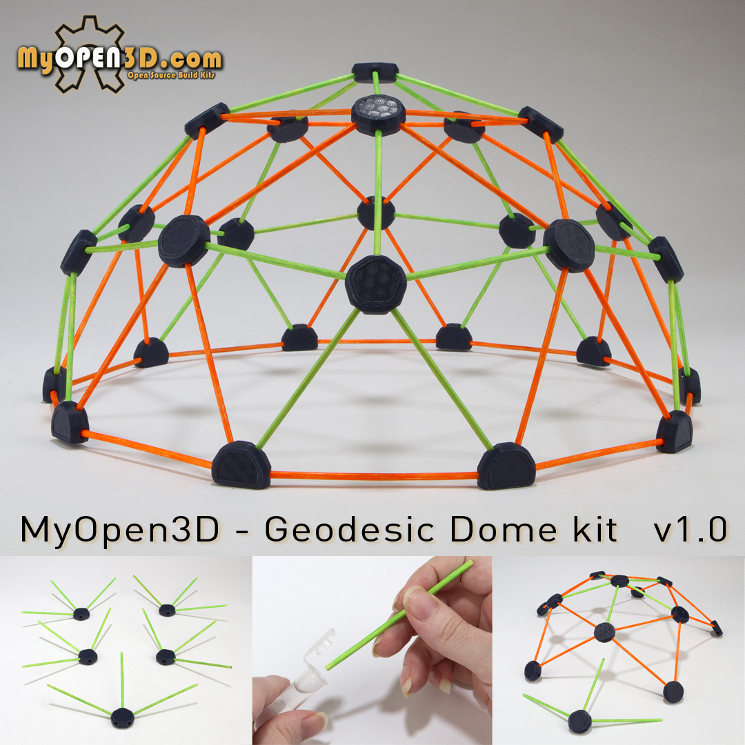 MyOpen3D - Geodesic Dome Kit