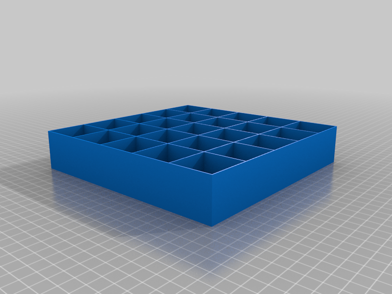Miniatures Case, Large 490% faster print, less filament