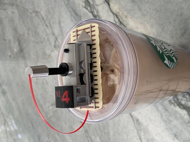 Locomotive Straw Topper