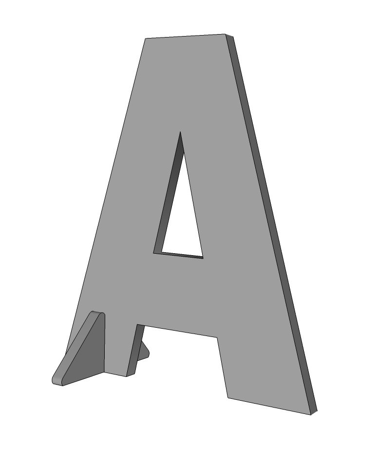 Alphabet Stand Up