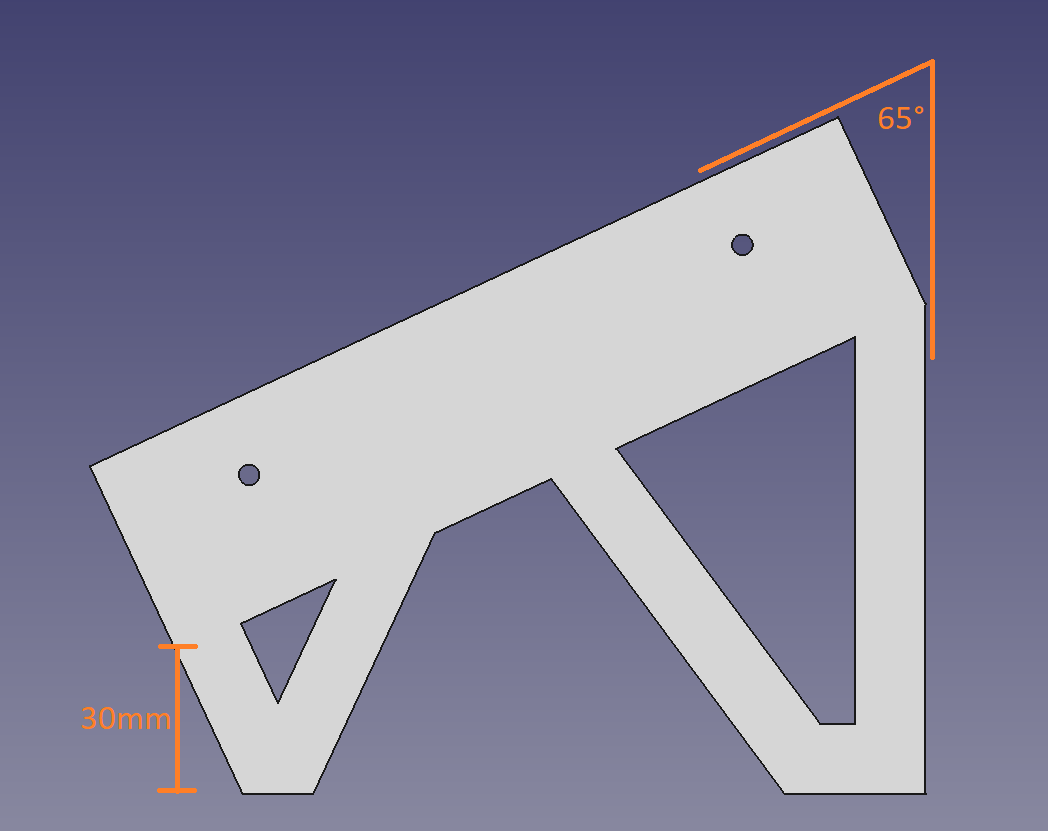 Elektron stand high (65 degree angle)
