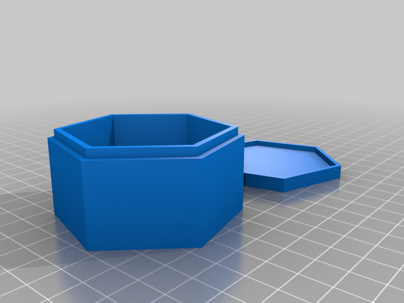 hexagonal box