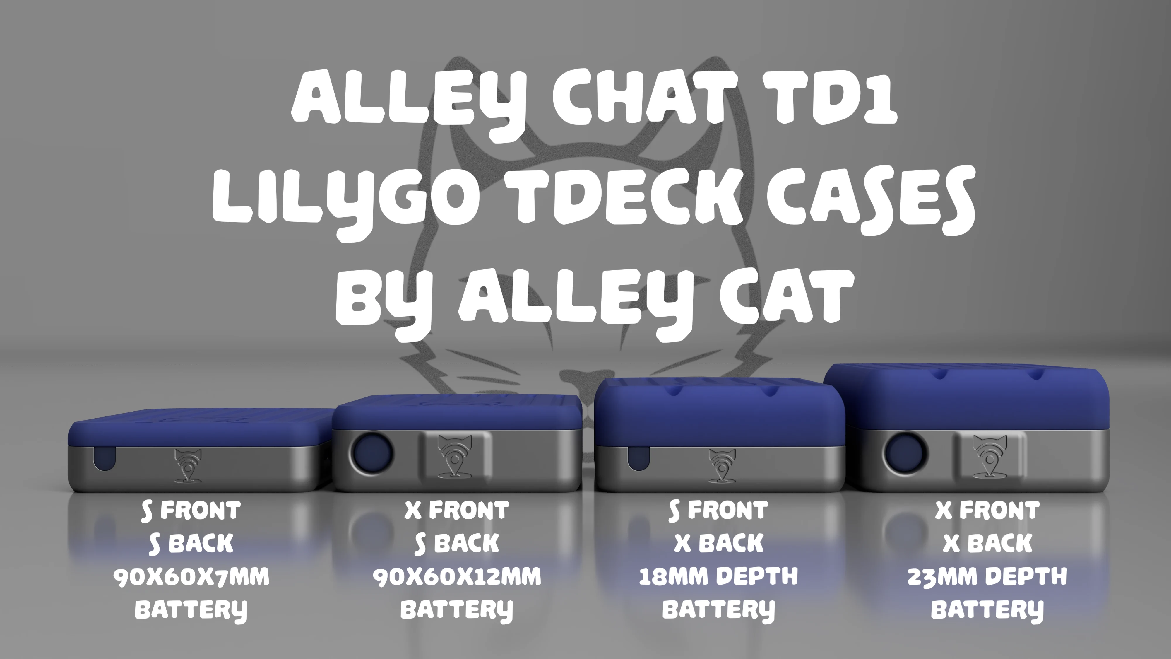 Alley Chat TD1 Lilygo T-Deck Case by Alley Cat