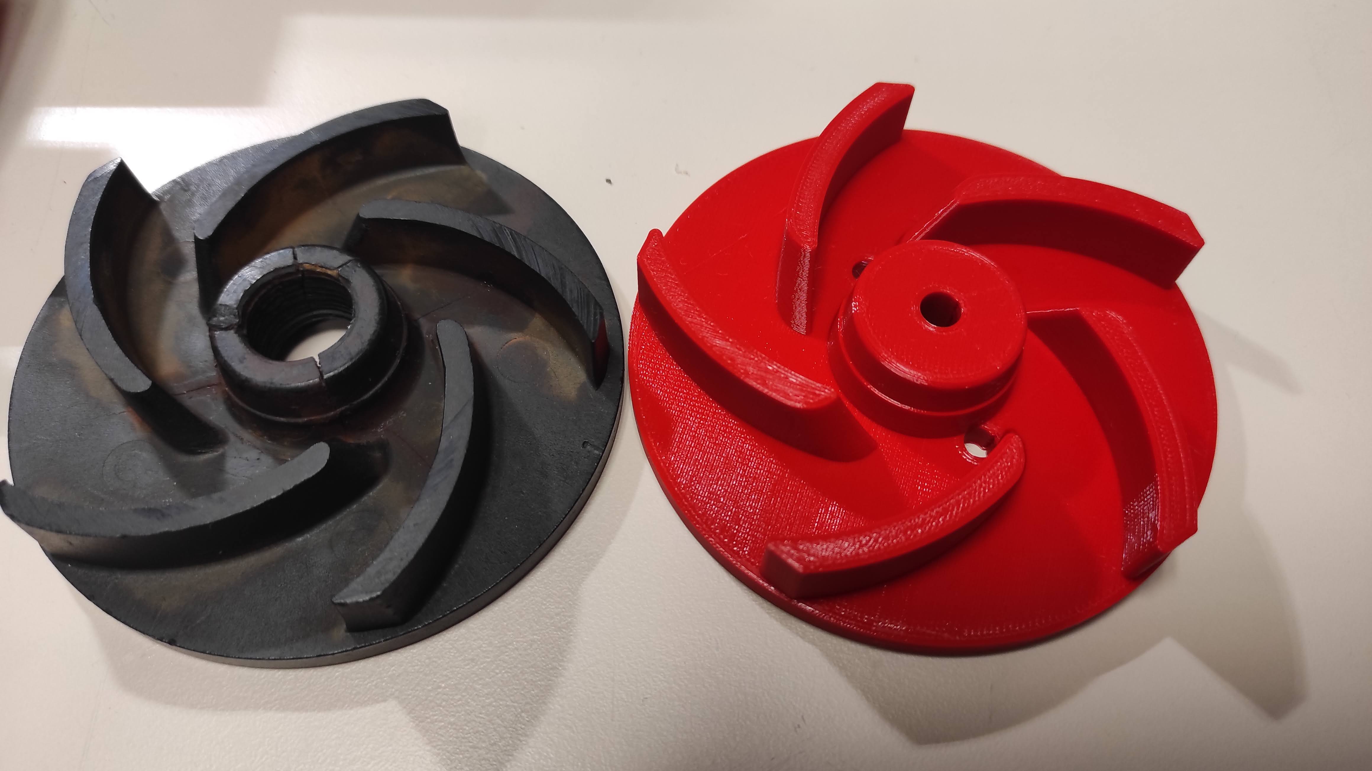 Water pump turbine