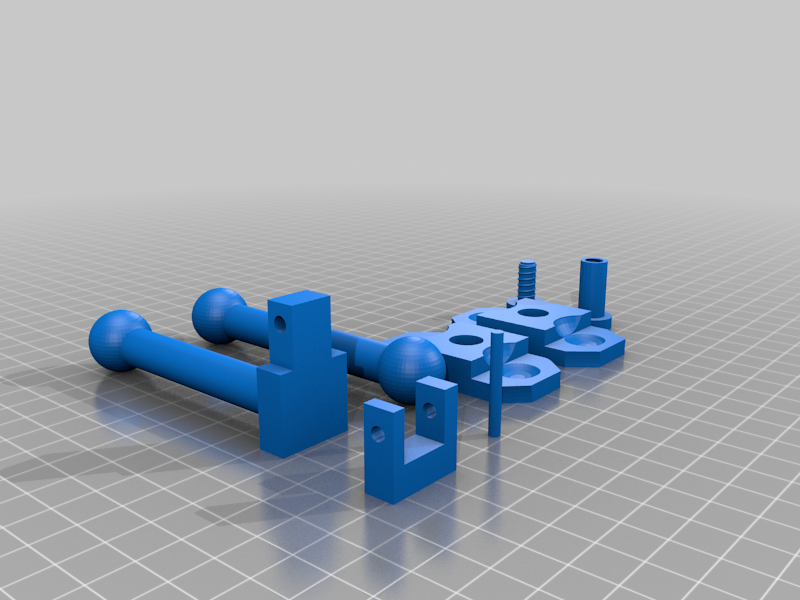 Ball and socket join armature posable for stop motion V1